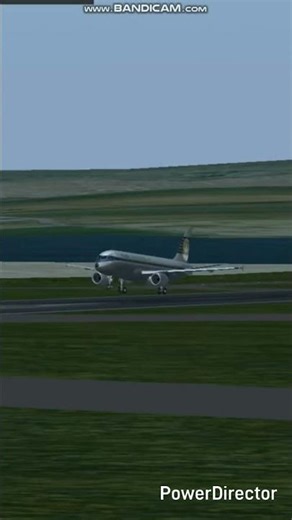 [Flightgear] Aer Lingus Retro #flightgear #airbus #a320 #landing #shorts #aviation #europe #pilot