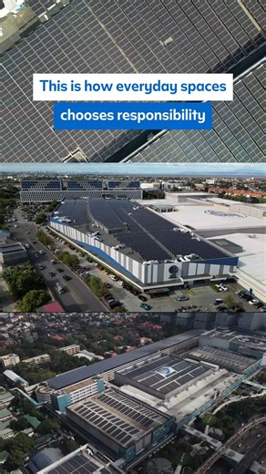 SM just went 100MW solar strong! ⚡🌞 Across 59 SM properties, rooftop solar panels generate up to 100 MW of clean energy, keeping everyday spaces running while helping leave more power for surrounding communities. It’s a simple decision, rooted in responsibility. And one we’ll keep building on. #SMWasteFreeFuture #EmpoweringCommunities #SMGreenMovement | SM Cares
