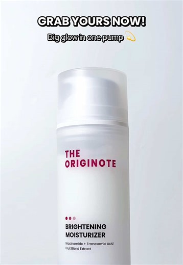 Instant brightness. Long-term glow. Meet the moisturizer everyone’s talking about 🔥 #theoriginote #theoriginotemy #fyp #bundle #skincare