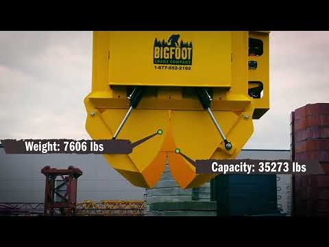 Boscaro Hydraulic Clamshell Crane Bin