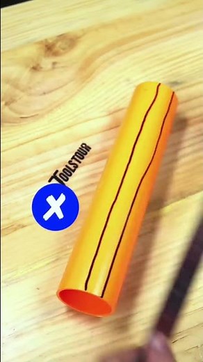 How to Draw Straight Lines On Pipes