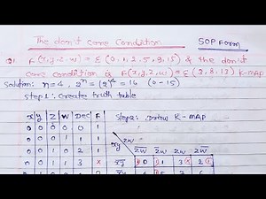 Don't Care Condition in K-Map in hindi | Digital Electronics