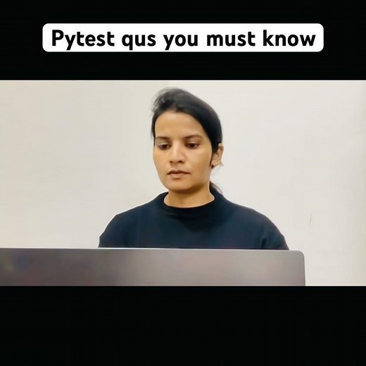 Pytest qus you must know #automationtesting #python #interview #qaengineer