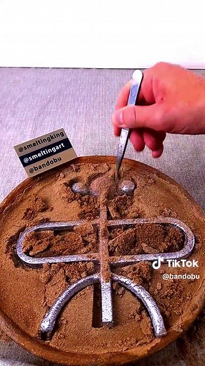 #art #craft #crafts #craftsman #sandcasting #metalmelting #metalcasting #metalsmithing