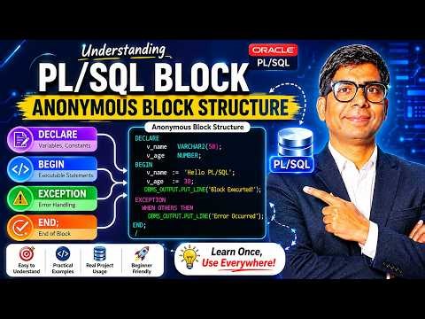 🔥 Most Important PL/SQL Concept: Block Structure Explained