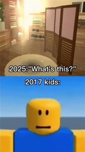 Noob has flashbacks about the old avatar editor.. #roblox #shorts #nostalgia