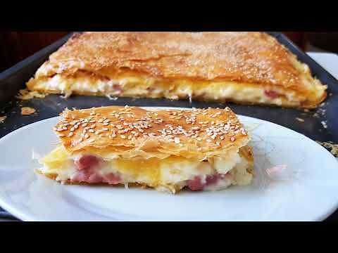 Ham and Cheese Puff Pastry Pie!!