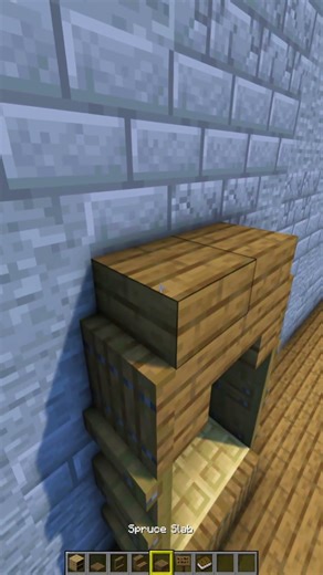 Quick & Easy Minecraft Decoration Idea | Survival Build Tips #shorts