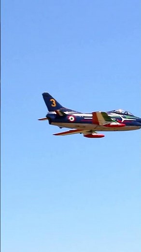 GIANT Fiat G.91 RC Jet: Stunning Frecce Tricolori Tribute!