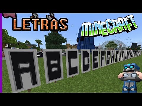 Minecraft: Como hacer Todas las letras en estandarte Tutorial