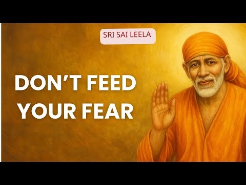 Sai Baba English | Dont Feed Your Fear ✨ #saibabamessage #saibaba