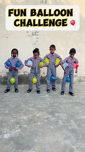 Fun Balloon Challenge | Fun activities for kids | outdoor games | Renu Bala