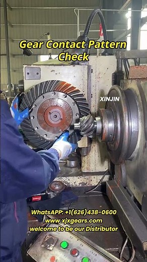 Ring Gear and Pinion Gear Contact Pattern Check