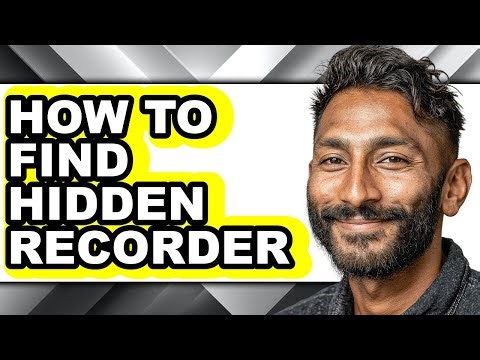 How to Find Hidden Recorder (only Way)