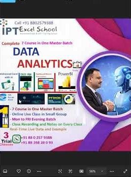 7 Course in One Data Analytics Master Class 😲 | Excel to Python #DataAnalytics #IPTExcelSchool