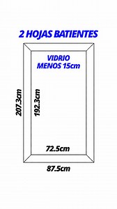 ✅Descuento SERIE 35 de 2 hojas BATIENTES #serie25 #Limatambo #puertadealuminio #vidriero #carpinteriadealuminio | Carpintería de Aluminio y Pvc Sánchez