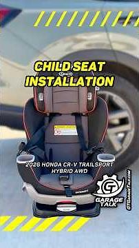 Child Seat Installation // 2026 Honda CR-V