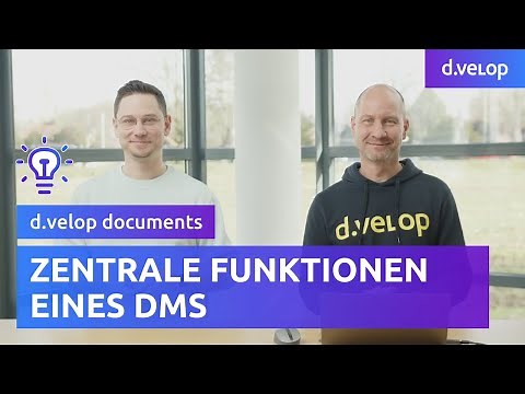 Document management system: Central DMS functions at a glance
