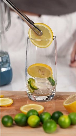 Detox Water Recipe - Lime, Lemon！