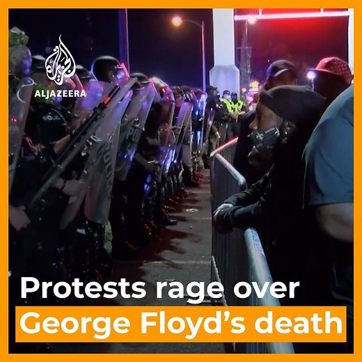529K views · 13K reactions | As protests rage across Minneapolis over the killing of George Floyd, his friends share their outrage over his death in police custody. [https://aje.io/p5z3d] | Al Jazeera English | Facebook