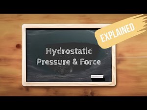 Hydrostatic Pressure & Hydrostatic Force | Equations for Their Calculations #fluidmechanics