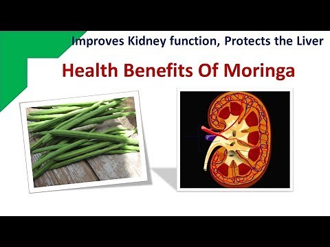 Health benefits of Moringa - Improves Kidney function, Protects the Liver