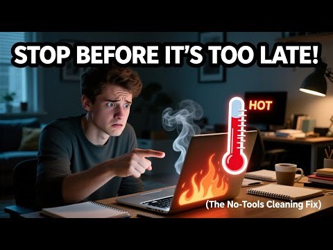 Stop Your Laptop from Overheating! The Safe External Cleaning Guide