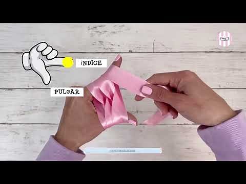 How to make bows✅ ✅ with your fingers, bow 🎀, bow (easy and quick)