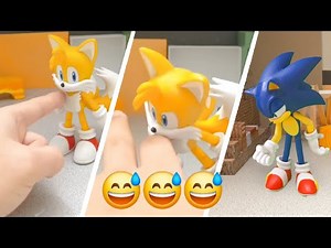 My Tails Figure Animations doing fox things - Sonic animation memes satire compilation
