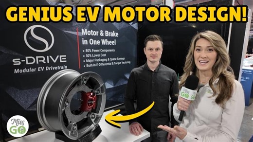 S-DRIVE In-Wheel EV Powertrain Solution (CES 2026) | Miss GoElectric