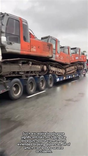 Overloaded Trailer: A Road Hazard