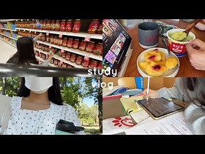 【study vlog】📝大学生が1日を本気で過ごしてみた③ | trying to wake up early to study🥱