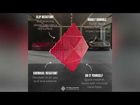 Transform Any Space with Interlocking Floor Tiles | Easy DIY Garage, Shop & More