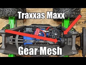Traxxas Maxx Pinion Gear Replaced/Gear Mess