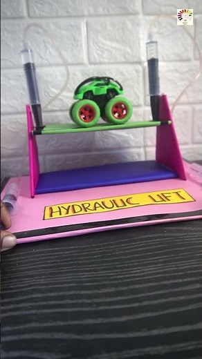 Hydraulic Lift Working Model | Science project working model | DIY | Exhibition model for school