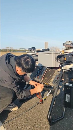 DJI Drone with FC100 Tethered System | 300m Altitude Continuous Power Test Flight