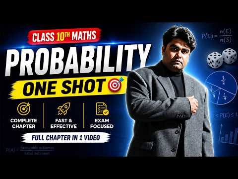 Class 10 Probability One Shot | NCERT Questions Solved | Sample Space & Events Explained
