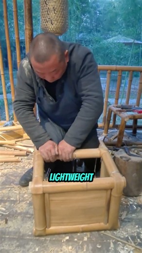 Bending Bamboo with Heat Creates Magic 🔥