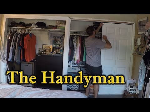 How To Install Bi-Fold Closet Doors | THE HANDYMAN |
