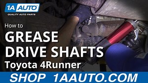 How To Grease Drive Shafts 2003-09 Toyota 4Runner