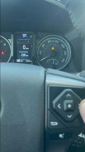 2023 Toyota Tacoma Maintenance Required Message Reset Procedure #carmaintenance