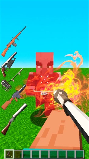 which TaCZ apocalypse gun is faster? #tacz #minecraft