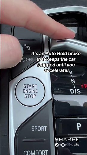 The Auto H button in your BMW is an auti hold brake! #autohold #bmw #bmwmoment #fyi #cartips