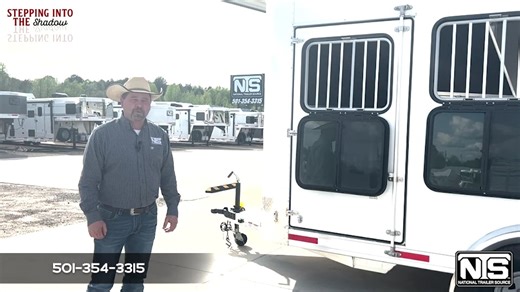 With this bumper pull, you can hitch up and hit the road in no time. Get ready to Step into the Shadow with a NEW 2023 Shadow 2 Horse Bumper Pull Trailer. 2023 Shadow 2 Horse Bumper Pull Trailer $18,791 Trailer specifications and additional images can be found at: https://bit.ly/3UzlNzC | National Trailer Source