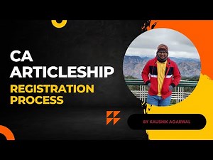 CA Articleship Registration process in SSP Portal