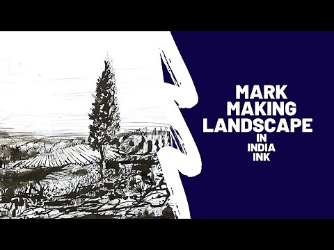 Ink Landscapes - Learn Mark Making with India Ink