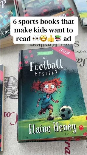 6 sports books that make kids want to read 👀🤩👍📚 ad #sportsbooktok #kidsbooks #dyslexiaawareness