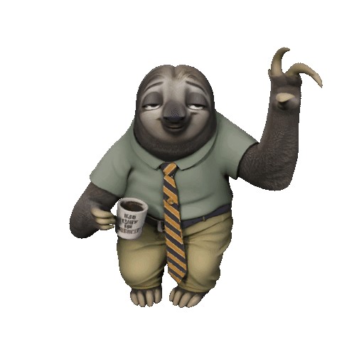 Flash Slothmore de Zootopia
