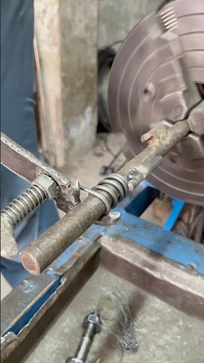 Small Pressure Spring Made on a Vintage Old Lathe | Simple Workshop Engineering #youtubeshorts