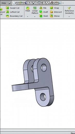 Making a Part in SolidWorks #quicktips #shorts | Tech CNC Gyan #solidworks #3ddesign